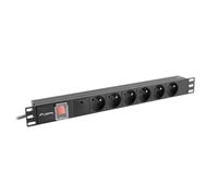 BARRE D'ALIMENTATION RACK PDU 19 1U 16A 6X 230V PDU-06E-0200-BK