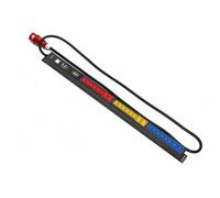 Barre d'alimentation SMART PDU 0U, prise IEC 60309 32A/400V, 18x prises C13 10A/250V, 6x prises C19 16A/250V, 32A