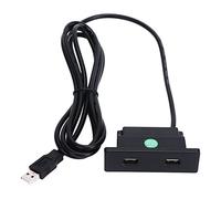 Barre D'alimentation USB Encastrée, Câble D'alimentation de 2,5 M Avec Deux Ports USB, Prise de Charge USB Sur Le Canapé, Hub USB de Bureau Permettant de Recharger Tous Les Appareils Mobiles