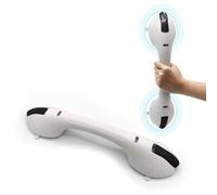 Barre d'appui à ventouse pour salle de bain : poignée antidérapante améliorée avec ventouse puissante pour mur de salle de bain, charge maximale de 120 kg, barre de sécurité pour personnes âgées