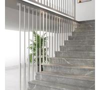 Barre d'appui antidérapante en métal pour escaliers, 30 à 160 cm réglable, barre d'appui pour escalier, séparateur de pièce, style 2, 135 cm