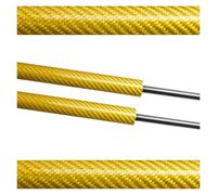 Barre d'appui capot voiture Pour Toyota Pour Auris Pour E180 Pour Scion Pour IM 2012-2018 Capot Capot Modifier Entretoises Support Levage Amortisseurs Barre support capot réglable(Yellow carbon fiber)