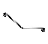 Barre d'appui coudée 135° Inox 400x400mm - 3 points de fixations