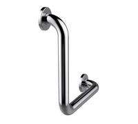 Barre d'appui coudée - 90° - Inox - 400x400mm -Care NORMBAU
