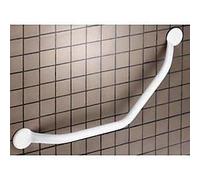 Barre d'appui coudée en acier blanc Godonnier 37 cm 135° Blanc