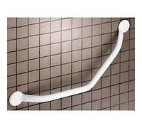 Barre d'appui coudée en acier blanc Godonnier 37 cm 135° Blanc