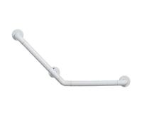 Barre D'appui Coudée Ergonomique, size to 2, Blanc, Blanc