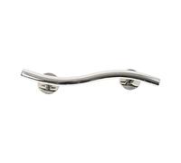 Barre d'appui courbée Inox - 45 cm - Argent