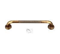 Barre d'appui de douche, barre d'appui de s¨¦curit¨¦ de baignoire de douche sculpt¨¦e en laiton accessoires de salle de bains fix¨¦s au mur