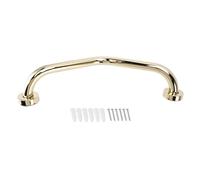 Barre d'appui de douche de 43,2 cm en acier inoxydable pour personnes âgées enceintes pour toilettes et baignoire Doré