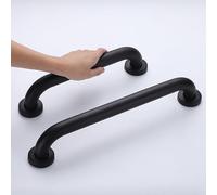 Barre d'appui de salle de bain - 30/60/80cm en acier inoxydable noir barre d'appui de sécurité antidérapante, poignée de support de douche et de baignoire pour toilettes, 1 pièce(60cm)