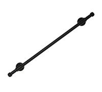 Barre d'appui de sécurité industrielle pour personnes âgées - Longueur réglable - 1 m6 m - Tuyau robuste pour une meilleure stabilité de l'escalier - Noir mat