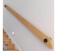 Barre d'appui de sécurité murale en bois massif pour escaliers industriels, 60 cm de long