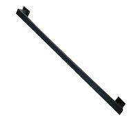 Barre d'appui d'escalier carrée industrielle noire - 30-600 cm en métal il - Garde-corps en fer mural pour utilisation intérieure et extérieure - Sécurité couloir et loft (taille : 570 cm)