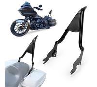 Barre D'appui Détachable pour Moto Dossier Passager Coussin de Dossier de Siège de 22 Pouces Réglable Pliable et Amovible pour Touring Street Glide Electra Glide Road Glide Road King 2009-2024