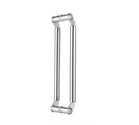 Barre D'appui Double Face, Poignée De Porte, Poignées De Porte Rondes Installation Simple, Capacité De Charge Robuste, Les Banques, Les Bureaux(Silver,120cm/47.2in)