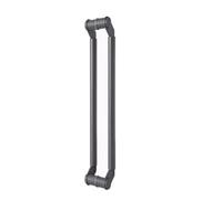 Barre D'appui Double Face, Poignée De Porte, Poignées De Porte Rondes Installation Simple, Capacité De Charge Robuste, Les Banques, Les Bureaux(Gray,180cm/70.9in)