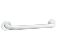 Barre d'appui droite BASIC D32 400 mm époxy blanc DELABIE 350504W