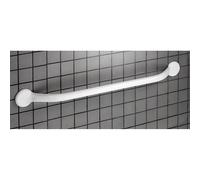 Barre d'appui droite en acier blanc Godonnier 70 cm Blanc