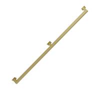 Barre d'appui en fer forgé en métal, main courante blanche pour rampe d'escalier intérieure et extérieure rampe d'escalier murale, support de sécurité 200kg - Kit complet(Gold,270cm)