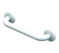 Barre d'appui en acier inoxydable recouvert d'epoxy droite 450 mm AKW 01241WH