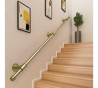 Barre d'appui Extérieur, 80cm 100cm 120cm 150cm 180cm 200cm 200cm 250cm 300cm |Rampe de Pied d'escalier Intérieur, Main Courante pour escalier, Poignées de Porte de Grange, Rambarde Garde-Corps