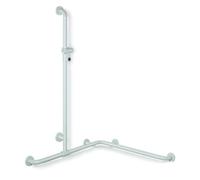 Barre d'appui Hewi Serie 801 avec barre de douche Sable 801.35.346 86