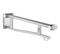 Barre d'appui Keuco Plan Care rabattable pour WC Chromé/Gris 34903172838