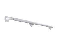 Barre d'appui murale en acier inoxydable blanc de 3,7 m pour escaliers, intérieur/extérieur, conforme à la norme ADA, pour personnes âgées et enfants, support mural pour salle de bain et usage