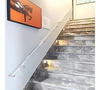Barre d'appui murale en acrylique transparent pour escalier - Longueur de 3 m à 3 m - Utilisation en intérieur/extérieur - Support de sécurité durable - Facile à installer avec des bandes adhésives