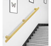 Barre d'appui murale en fer forgé de 3 m pour escalier intérieur/extérieur, garde-corps élégant pour couloir, villa, loft - Poignée de support