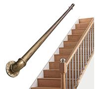 Barre d'appui murale pour escaliers, kit de support de sécurité intérieur/extérieur pour une stabilité améliorée et un design élégant
