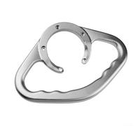 Barre d'appui passager arrière pour réservoir de carburant de moto en alliage d'aluminium CNC pour modèles Kawasaki offrant un soutien stable et confortable (argenté)