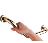 Barre d'appui pour douche 1 pièce en laiton coudée à 135 degrés Barre d'appui de sécurité pour personnes handicapées Personnes âgées Porte-serviettes à suspendre Or rose Antique Antidérapant (Or)