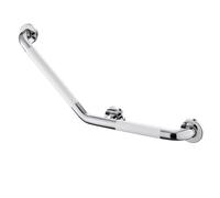 Barre D'appui pour Douche, Support Mural En Acier Inoxydable Antirouille pour Cabine De Douche, Salle De Bain Domestique Et Établissements De Soins(White,45 * 55cm)