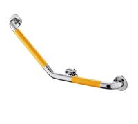 Barre D'appui pour Douche, Support Mural En Acier Inoxydable Antirouille pour Cabine De Douche, Salle De Bain Domestique Et Établissements De Soins(Yellow,35 * 45cm)