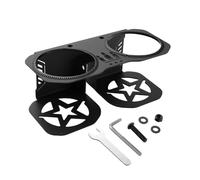 Barre d'appui pour Passager avec Porte-gobelet pour Polaris RZR 1000/800/570/200 - Convient aux Grandes Bouteilles de 18 à 40 oz (Noir)