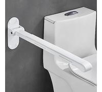 Barre d'appui pour toilettes - Barre d'appui murale pour personnes âgées - Main courante pliable pour personnes âgées et handicapées