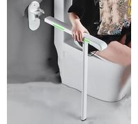 Barre d'appui pour toilettes, poignées rabattables, antidérapantes, support mural pour toilettes, mains courantes de sécurité de salle de bain pour personnes âgées, femmes enceintes et handicapées