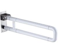 Barre D'appui Pour WC Pliable Relevable Poignée De Support De Bain Poignées Sécurité Barres Rail De Cadre Soutien De Siège De Cadre Our Personnes Âgées Et Handicapées,Barres Wc Handicapé B,75CM