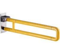 Barre D'appui Pour WC Pliable Relevable Poignée De Support De Bain Poignées Sécurité Barres Rail De Cadre Soutien De Siège De Cadre Our Personnes Âgées Et Handicapées,Barres Wc Handicapé A,60CM