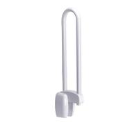 PELLET Barre d'appui relevable 600 mm Ø 30 mm inox époxy blanc ASC