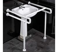 Barre d'appui Toilette pour Lavabo De Salle De Bain Barre D'appui, Douche Personnes Âgées Handicapées Support De Lavage Rail Antidérapant WC Lavabo Main Courante De Sécurité