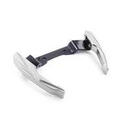 Barre D'appui Universelle pour Siège Passager Arrière De Moto Poignée Maintien Passager Moto(Argent)