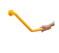 Barre d'appui wc Barre d'appui for salle de bain, accessoires sécurité, rampe à 135 degrés, barre antidérapante for toilettes, poignée sans obstacle en acier inoxydable pour Handicap(Yellow 42cm)