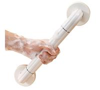 Barre d'appui wc handicapé, Poignée de sécurité Murale pour Douche/WC Barre de maintien Antidérapante pour Enfants, Personnes âgées, en acier inoxydable, Charge maximale: 120kg (white, 38cm)