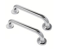 Barre d'appui wc Rampes de sécurité en acier inoxydable, 2 pièces, for salle bain accessible, for personnes âgées et handicapées pour Handicap