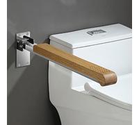 Barre D'appui Wc Relevable, Barre D'appui Pliable Pour Toilettes Mural En Bois Barre Appui Antidérapante Pour Les Femmes Enceintes Handicapées âgées, 200kg Chargement