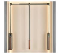 Barre D'armoire Extensible - Tringle À Vêtements Réglable, Tringle De Penderie Rabattable, Tringle De Suspension De Vêtements Portante De 20 Kg(Gray,664-864mm)