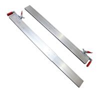 Barre d'arrimage télescopique pour Utilitaire & remorque 240-270 cm | Deux profilés en aluminium démontables facilitent le rangement, tandis que les tampons en caoutchouc améliorent l'adhérence.